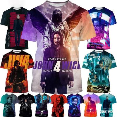 Summer Hot Selling Fashion 3D Printed Printed Pattern T-shirt Round Neck Casual Comfortable Short Sleeved Neutral Casual Top