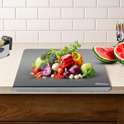 Counter Top Stainless Steel Chopping Board Large |  Hygienic, Knife Safe & Durable – Easy To Clean (XL, 1, Piece)