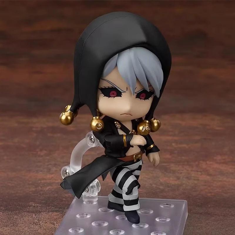 Risotto Nero Jojos Bizarre Adventure Golden Wind Chibi Swappable Face Boxed Anime Action Figure Collectible
