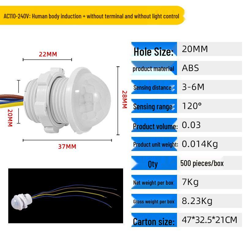 Smart Infrared Motion Sensor Light Controller with Delay