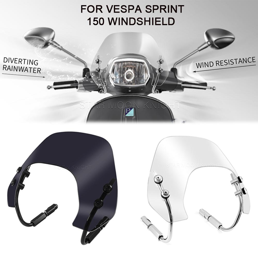 

Лобовое стекло мотоцикла, регулируемое расширение ветрового стекла, защита от ветра, детали для Piaggio Vespa Sprint 150 2013-