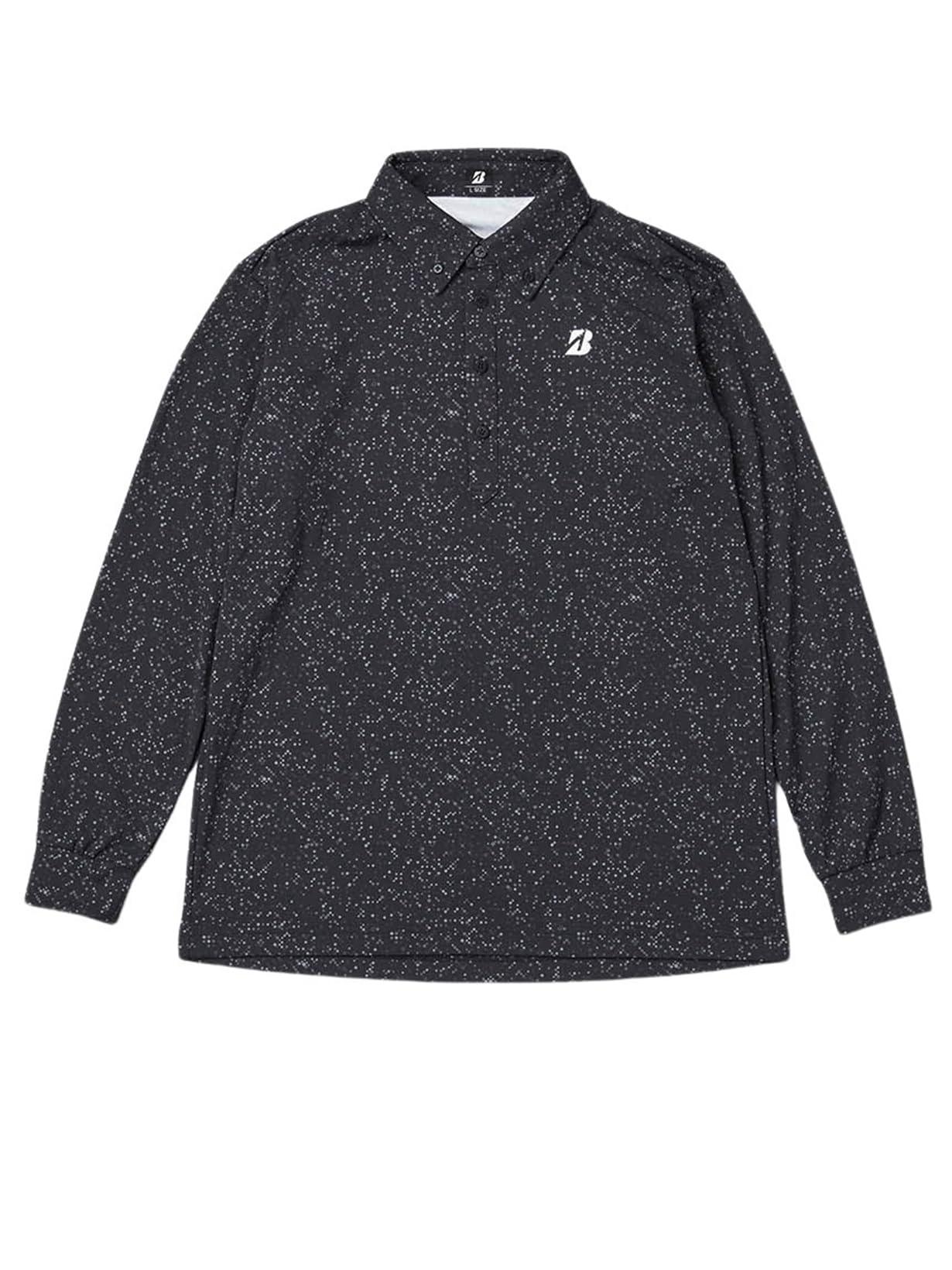 

Bridgestone Golf Modern Long Sleeve Button-Down Shirt DGM06F Men s Black