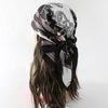 Luxury Silk Square Scarf For Women, Printed Horse, Hijab, Fashion Envelopes, Female Scarf 70x70cm, Girl's Band Handkerchief