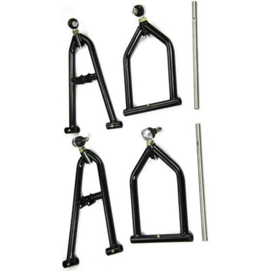 

Передние нижние и верхние рычаги +2+1 шире для 19872006 2005 Yamaha Banshee 350 YFZ350 Черные улучшенные для повышенной устойчивости и Пе United States