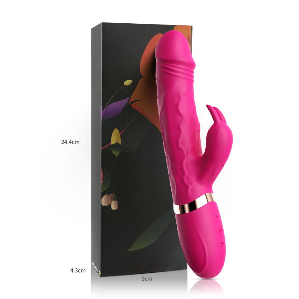 G-Spot Dildo Rabbit Vibrator 10 Speed Vibration Waterproof Vagina Clitoris Massager Sex Toys for Women