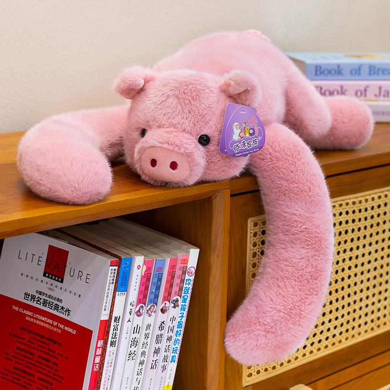 Raccoon Pig Panda Elephant Plush Animal Toy Geometric Cuddle Partner For Kids Bedroom Decor