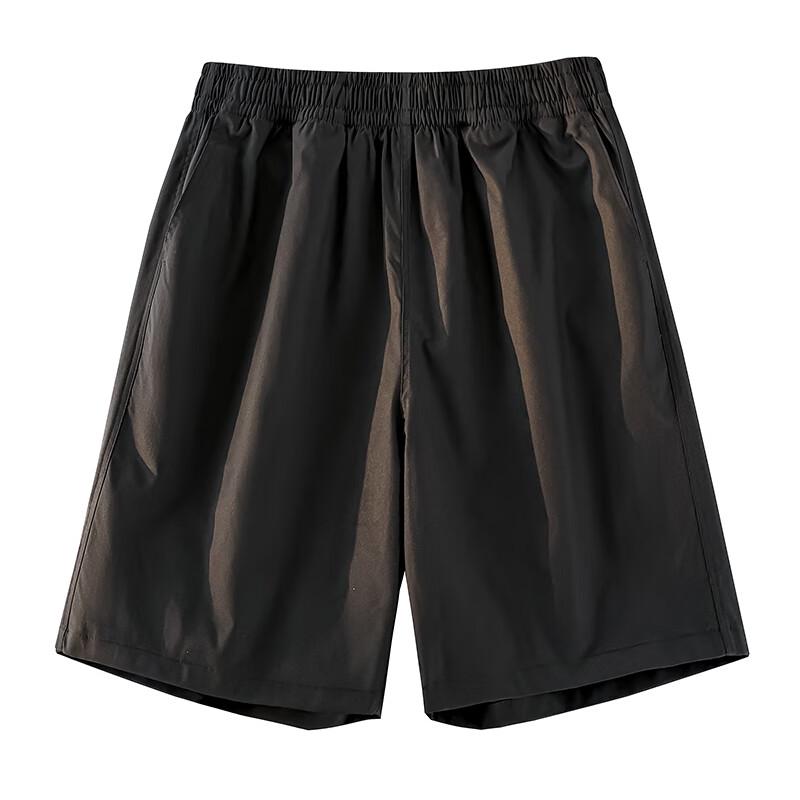 Men s Ice Silk Cool Feel Loose Straight Casual Shorts L
