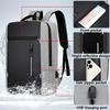 Waterproof Oxford Laptop Backpack for Men 15.6 Inch with USB Charging Business School Bag