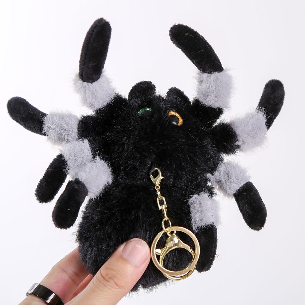 Realistic Spider Plush Doll Pendant With Short Plush Material For Birthday Gifts And Bag Charms