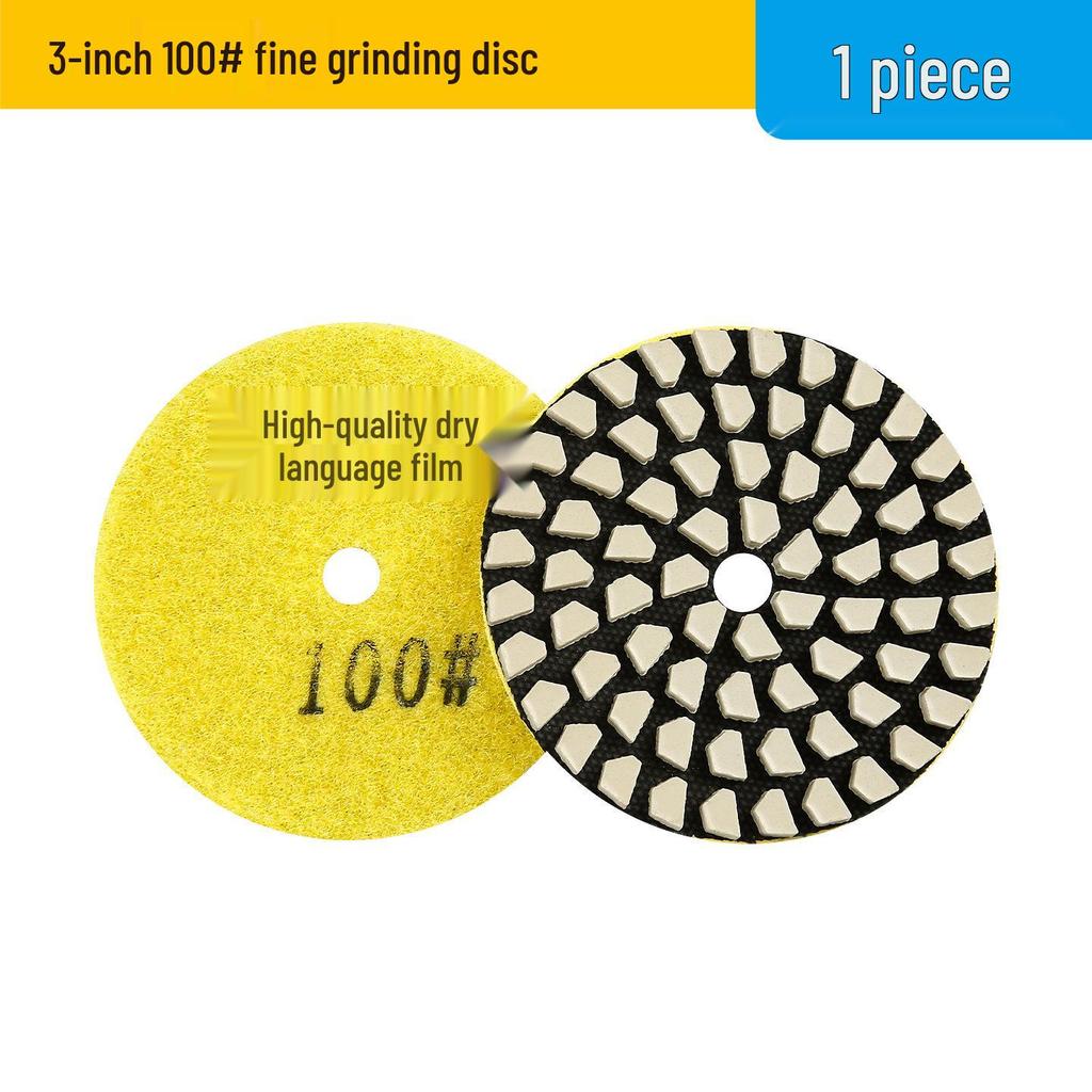 Diamond Dry Grinding Disc for Marble, Granite, Stone, & Tile Polishing and Trimming