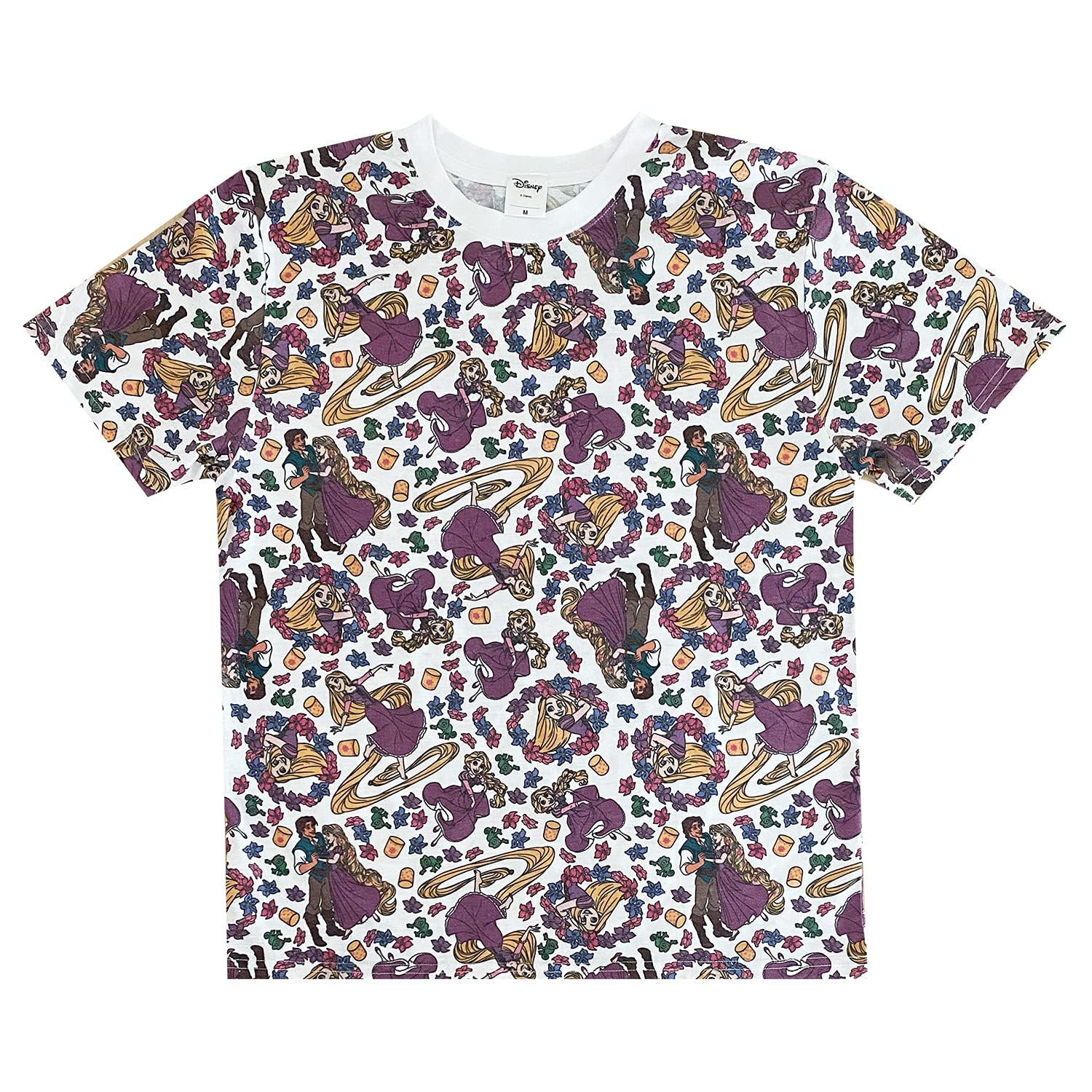 

Disney Rapunzel White M size AWDS7189 T-shirt Rapunzel/Pattern