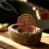 Imitation Stone Incense Burner Home Antique Pan Incense Burner Line Incense Aicao Agarwood Incense Burner Mosquito Coil Holder