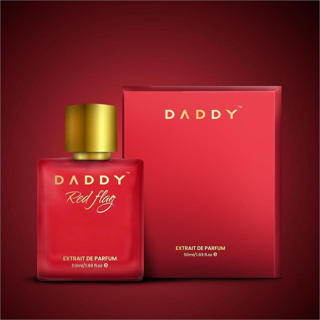 DADDY Red Flag Long Lasting Perfume for Men Extrait De Parfum (50 Ml)