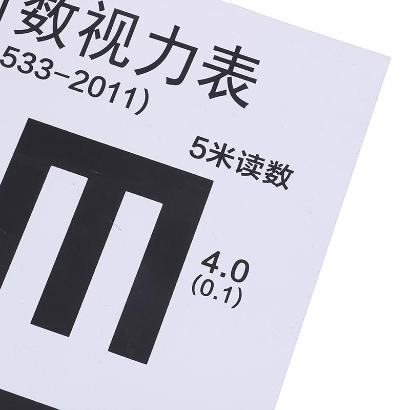 Wallmounted Waterproof Eye Chart Testing Cahrt Visual Testing Chart For Hospital