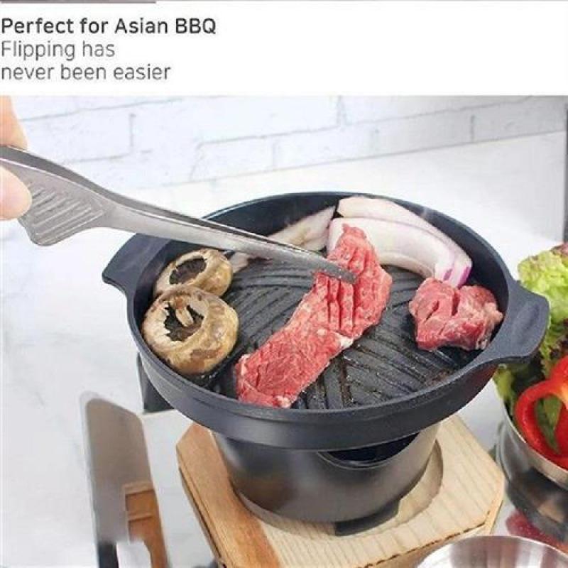 Stainless Steel BBQ Tongs for Grilling & Cooking