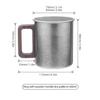 Titanium Camping Cup Pure Ti Travel Mug Wooden Handle 300ml/450ml Outdoor Portable Large Beer Mug