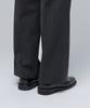 Musinsa Standard Heavyweight Fleece-Lined Real Wide Hidden Elastic Waist Slacks [Charcoal Gray]