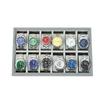 6/12/30 Slots Watch Storage Display Box Wristwatch Organizer Display Tray Watches Holder With Pillows Gift Cases