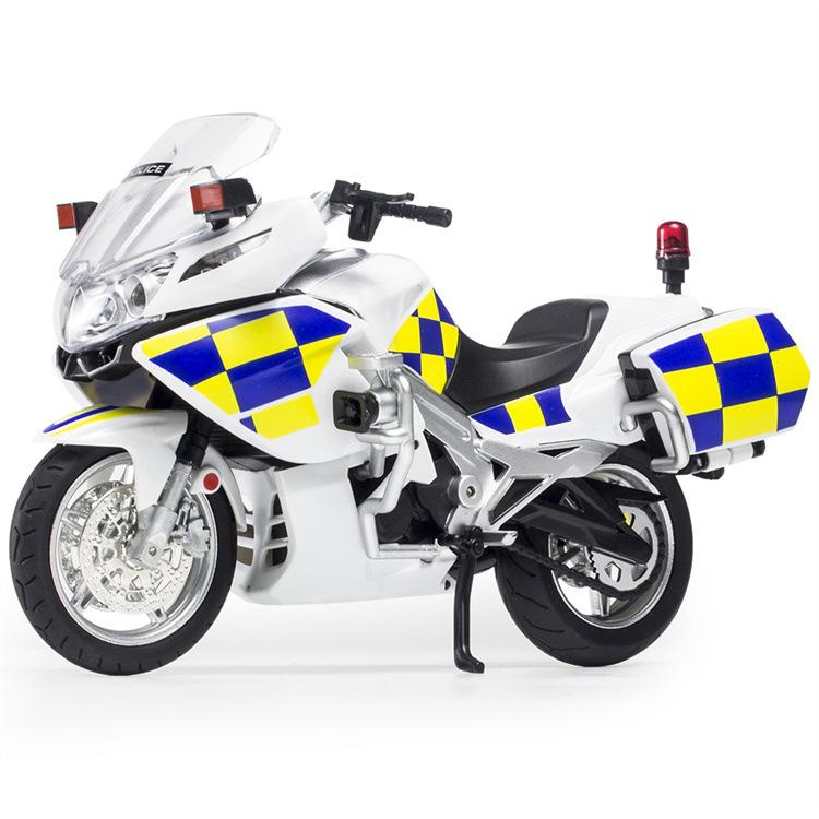 Simulation 1:12 State Guest 650G Guard Motorcycle Locomotive Children Alloy Car Toy Model Gift