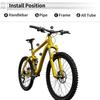 RATCHROLL 1pc Universal Motorcycle Bike Drink Holder Motorbike Bicycle Bottle Cup Holder Gold Tone Aluminum Alloy