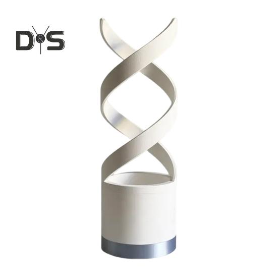 

Электрический вращающийся цветочный горшок, настольный цветочный горшок, вращающийся в двойной спирали, для подоконника, журнального столика, балкона, декора белый