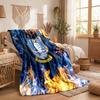 Sheffield Wednesday Football Print Flannel Blanket Soft Warm Sofa Bed Throw Blanket For Home Office Bedroom