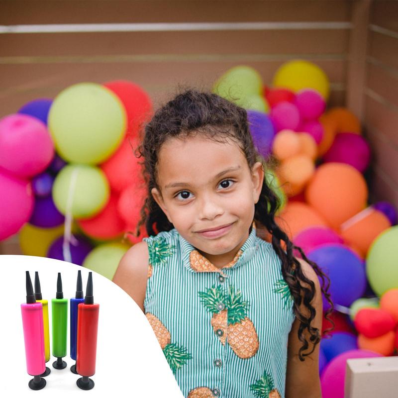 High Quality Balloon Pump Hand Held Hand Push Air Pump Portable Balloon Accessories Wedding Birthday Party Decor Supplies