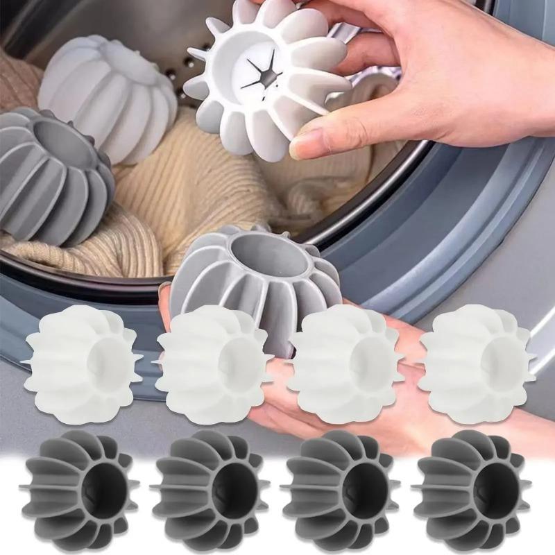 Silicone Laundry Balls Reusable Anti Binding Anti Angle Cleaning Ball Washing Machine Supplies for Cleaning and Washing Balls