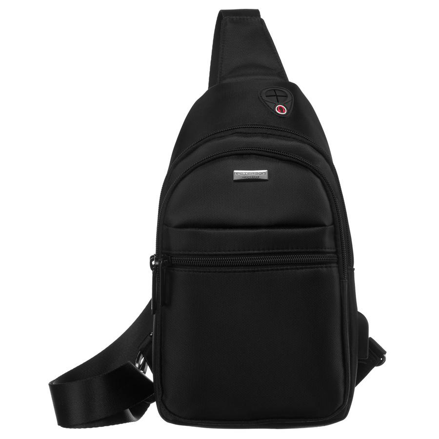 Men's Shoulder Bag/Backpack With Usb Port - Peterson