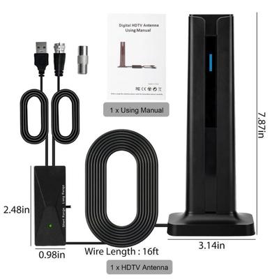 2025 New Indoor Digital TV Antenna HDTV T Type Terrestrial Wave Vertical Antenna Stable Signal Reception
