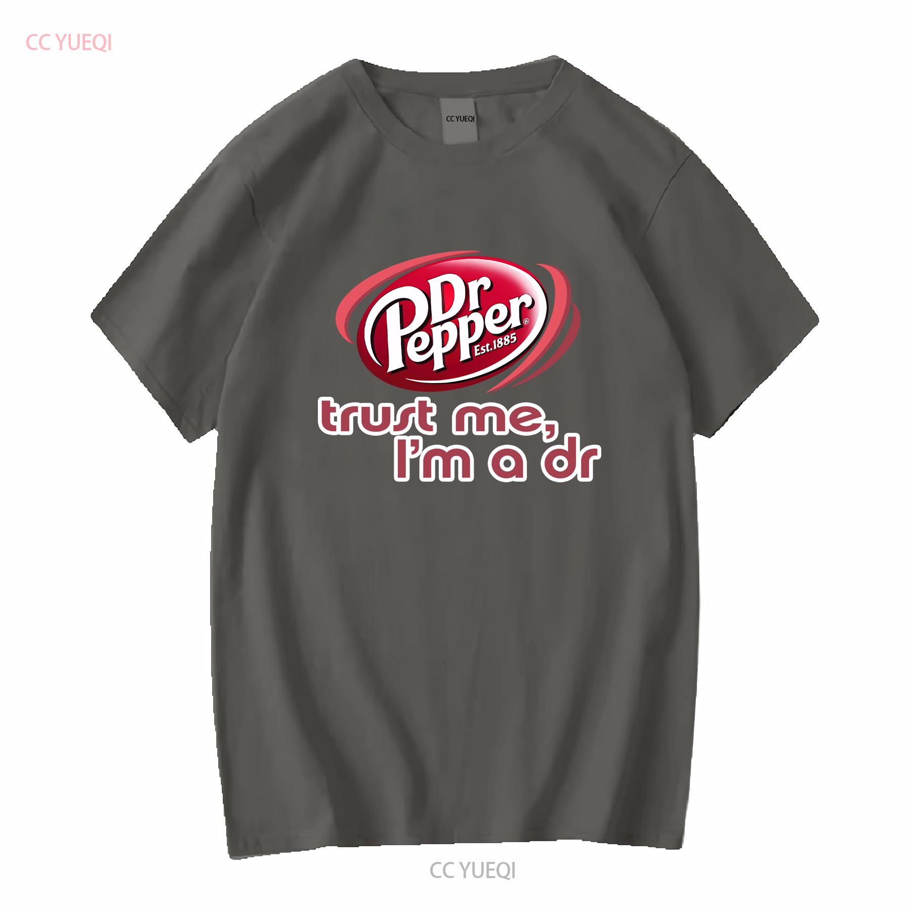 

Vintage Dr Pepper T Shirt Mens XL Trust Me Im A Doctor Black Crew Neck Adult vintage Washed fashion graphic Stylish Unisex S