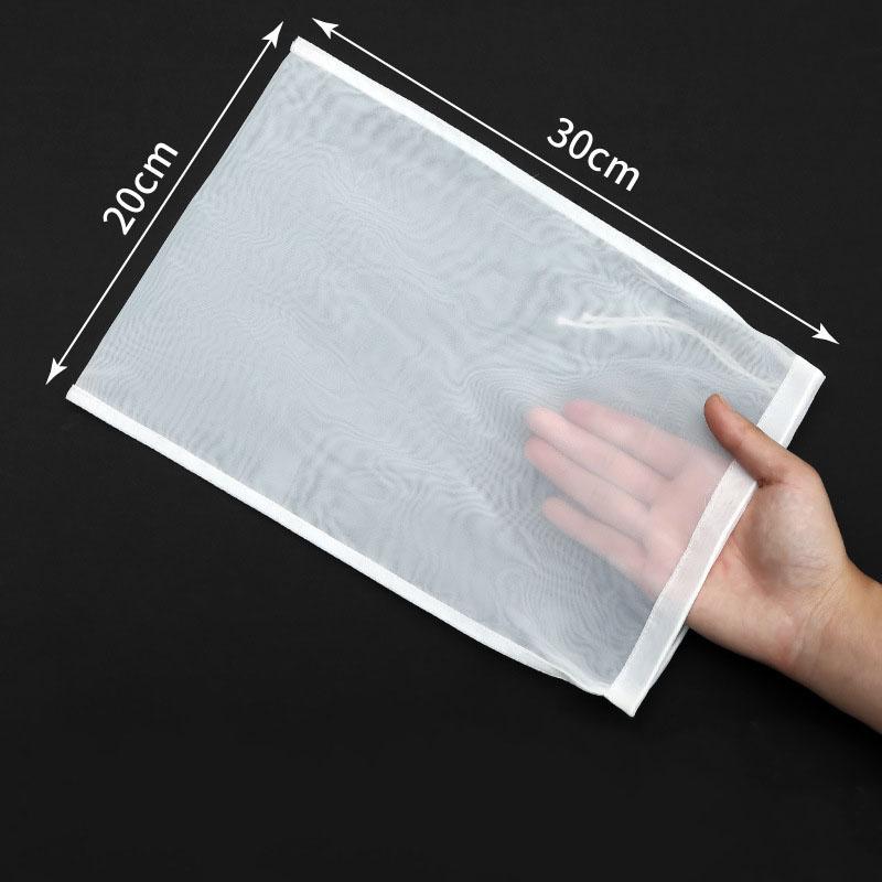 Wiederverwendbare Käsetuch-Filterbeutel Strapazierfähige Nylon-Netz-Siebbeutel für Joghurt Cold Brew Kaffee Nussmilch Saft Feines Netz Küchensiebwerkzeug