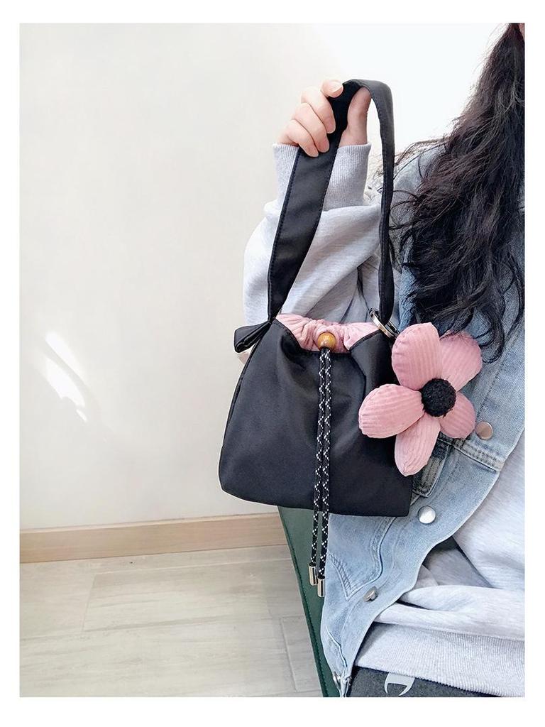 Women's Tricolor Floral Wristlet: High-End Summer Small Handbag & Phone Bag