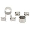 2Pcs Marine Boat Hand Rail Fitting Center Support Bracket Stanchion Stainless Steel for 1in Tubing