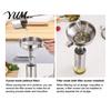Liquid Dispensing Funnel Stainless Steel with Handle, Wide Mouth Handled Funnel, Fast Pouring Air Hole Smooth And Anti-Splash for Kitchen Use