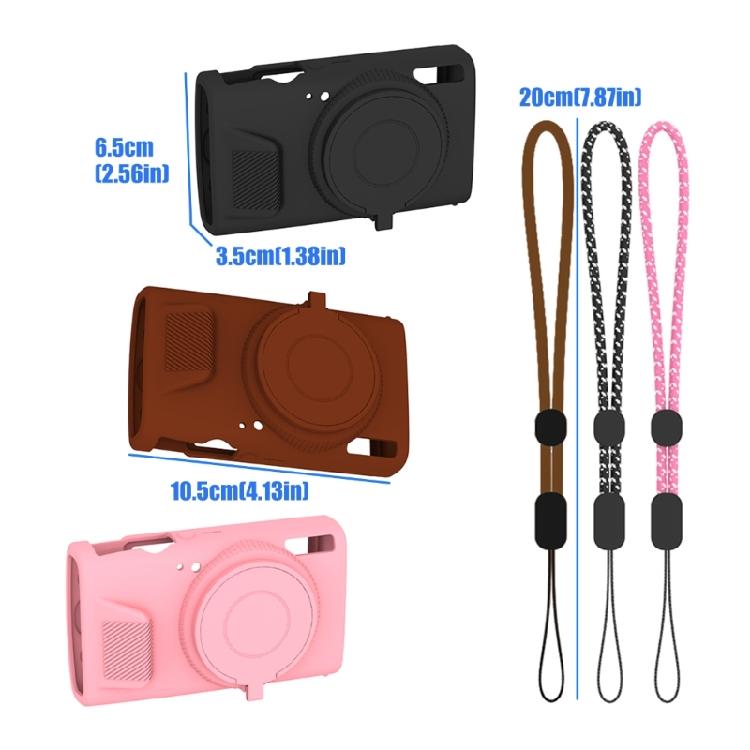 Camera Cover with Included Wrist Lanyard & Soft Silicone Construction for 360/IXY650, Leaving Lens, Screen, & Controls Available