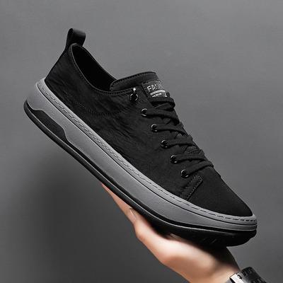 Fashion Summer Sneakers Men Shoes Comfortable Breathable Ice Silk Casual Shoes New Lightweight Walking Flat Shoes Male Boat Loafers