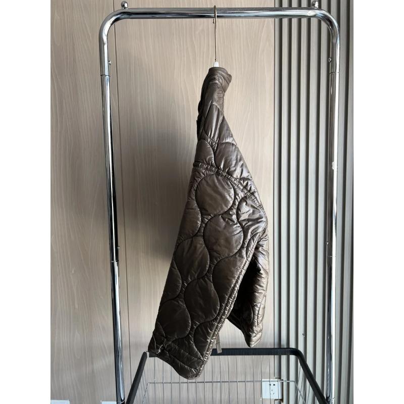 Waterproof Cotton Padded Jacket Fashion Quilted Stand-up Collar Thin Cotton Coat