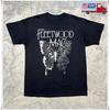 Fleetwood Mac Butterfly Logo Heavy Cotton Black Unisex T-shirt Size S-5XL
