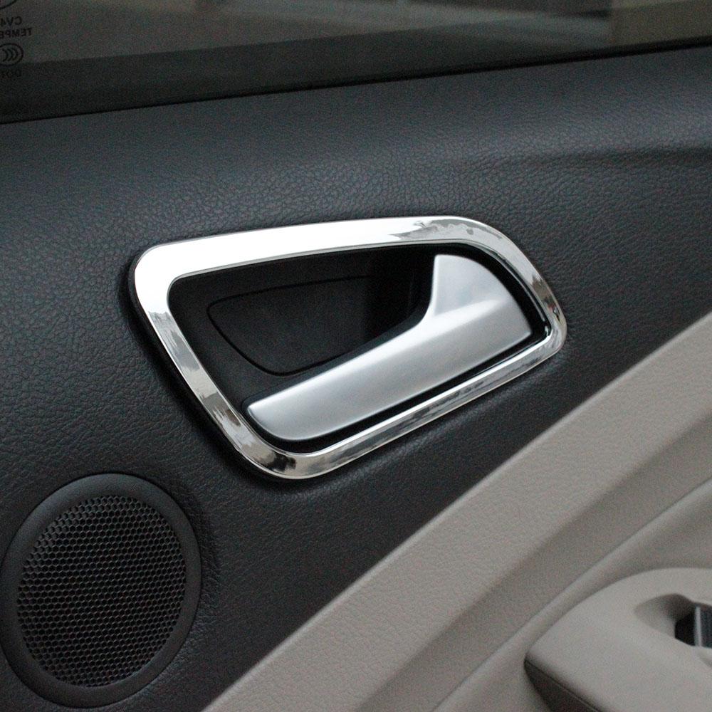 For Ford Kuga Escape 2016 2017 2018 2019 Inner Door Handle Cover Frame Decoration Sticker Trim Styling Interior Accessories