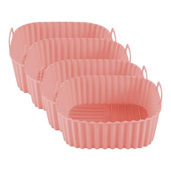 Bandeja de Cesta de Silicona para Freidora de Aire Reutilizable Forros de Silicona para Freidora de Aire Sin BPA