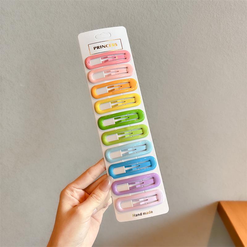 Y2K Dopamine Color Pentagram Small Hair Clip for Women & Kids - Cute Bangs & Side Hair Accessory