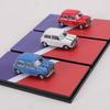 GCD 1:64 Austin Mini Cooper S White/Blue/Red Alloy Model Car