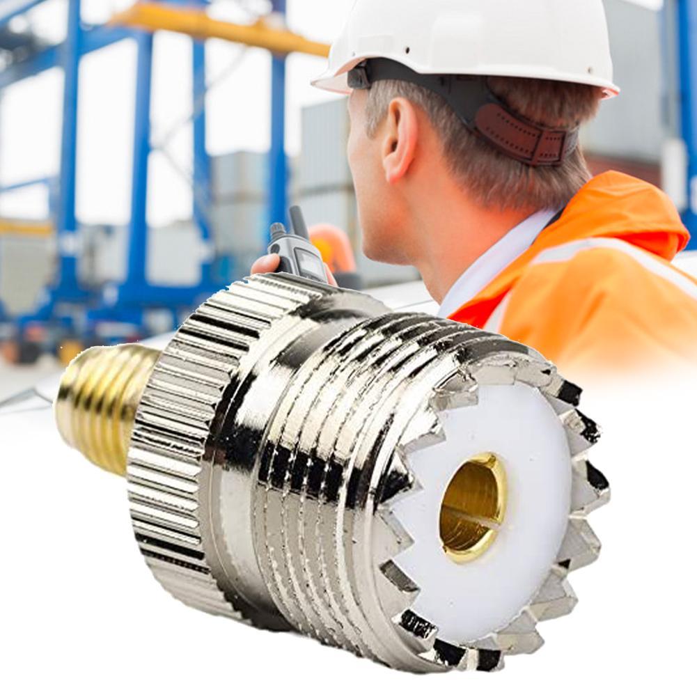 1/2/5PCS Coaxial RF Walkie-Talkie Antenna Adapter SMA Female to SO239 Female UHF Jack SO-239 Antenna Cable Connector for UV-5R