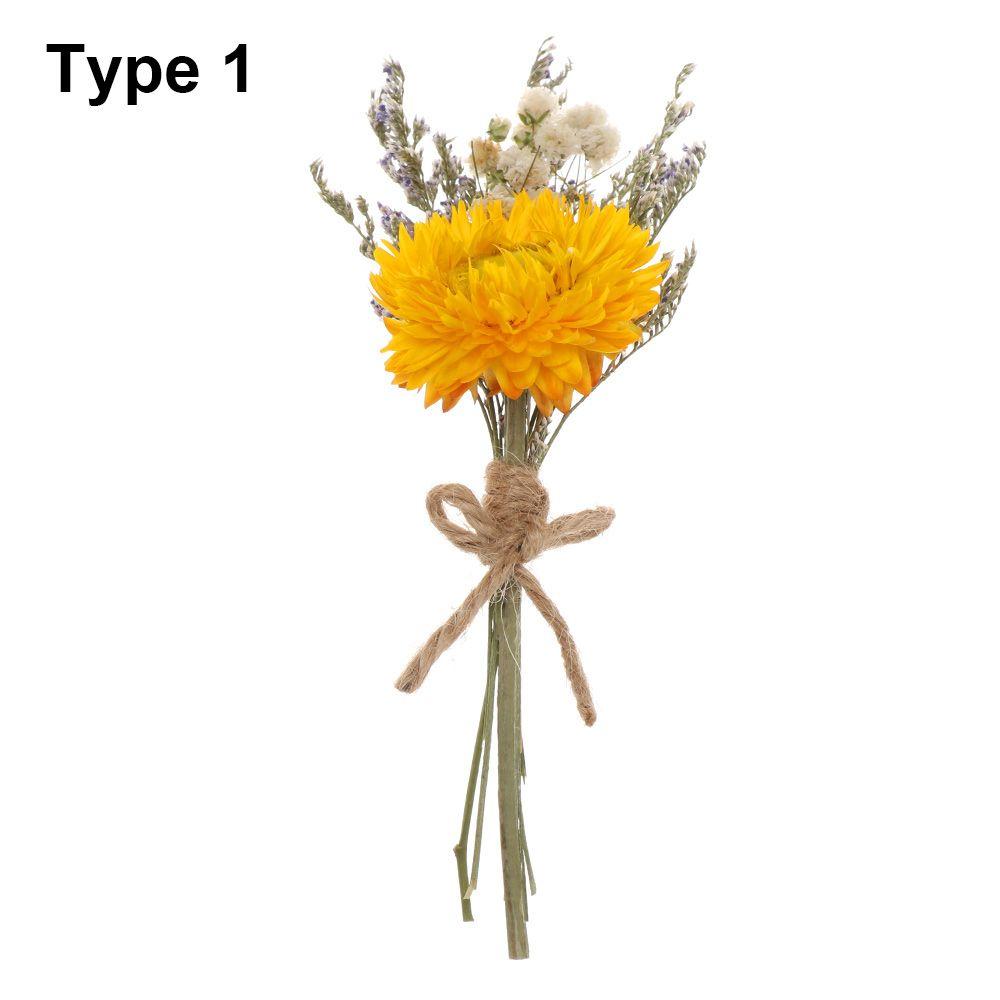 

1 шт. Мини-букет из натуральных сухих цветов, свежий сушеный стабилизированный цветок, небольшой декоративный фон для фотографий, домашний декор, букет