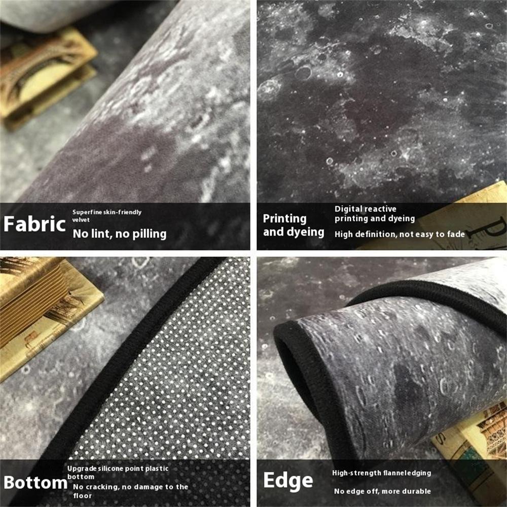 Retro CD Vinyl Record Carpet Diameter 100cm Round Rug Non-Slip Floor Mat For Living Room Bedroom