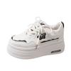 Brand platform sports women's autumn new versatile small height-increasing muffin board shoes
