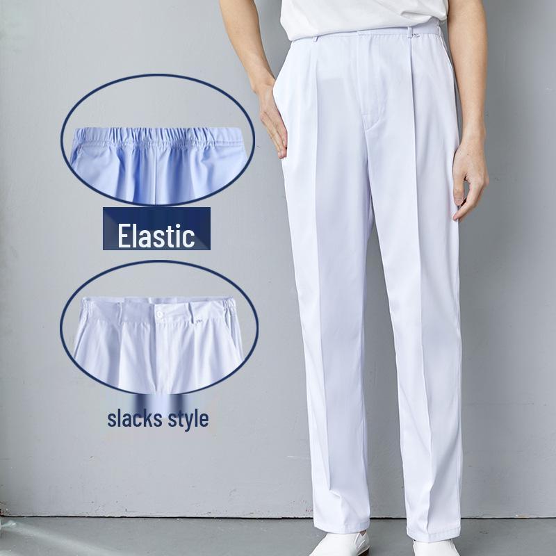 Unisex Winter Elastic Waist Medical Uniform Pants (Plus Size Available)
