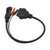 Adaptér pro 3pinový na 16pinový OBDII OBD2 konektor pro Fiat / Alfa / Lancia, autokabel pro diagnostický kabel Fiat 3pin samice