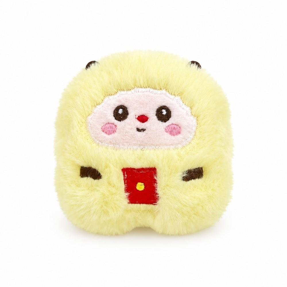 Squeaky Sheep Hanging Ornament Soft Plush Squeezing Plush Doll Lamb Keychain New Year Gift